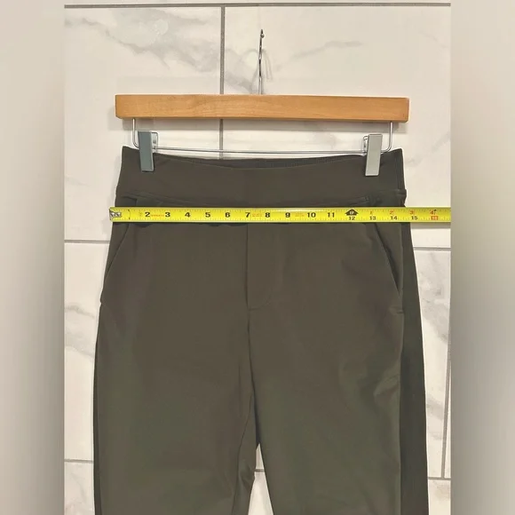 Athleta BROOKLYN MID RISE ANKLE PANT, Olive Green, size 0 - Picture 5 of 7